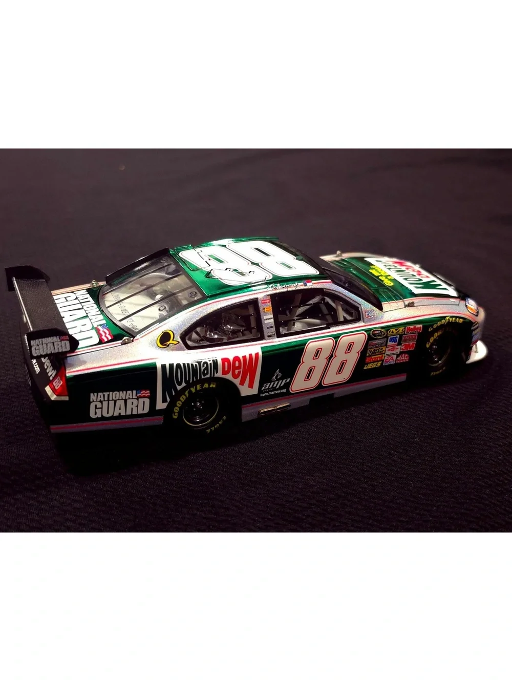 Dale Earnhardt Jr. #88 Mountain Dew Retro 2008 Impala SS 1:24 Scale Diecast Car
